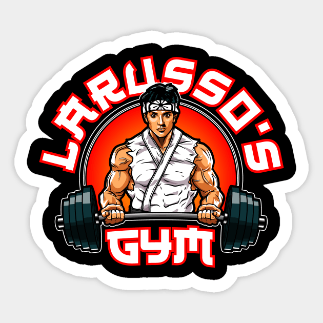 Larusso's Gym Sticker by CoDDesigns